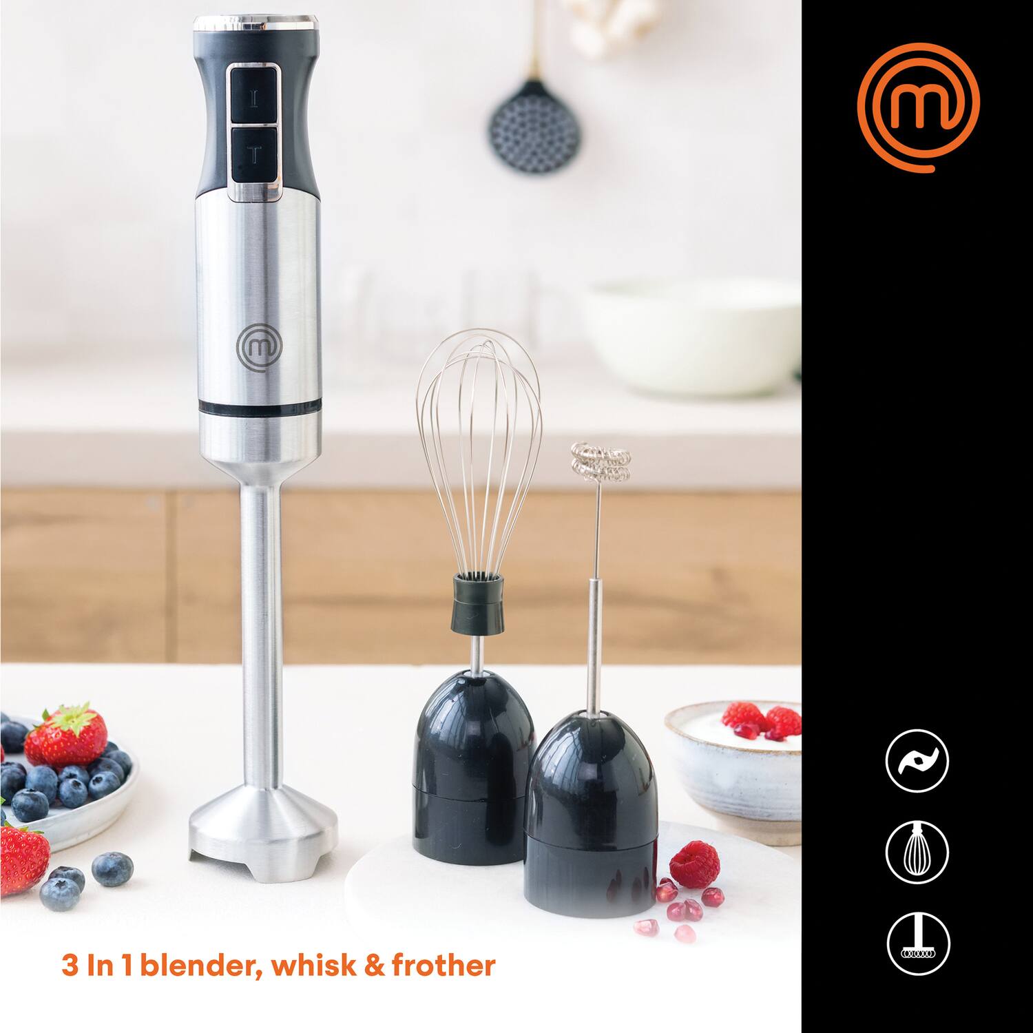 3 In 1 blender, whisk & frother