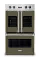 Viking - 30" 7 Series French Door Double Built-In Electric Thermal Convection Oven - Martini