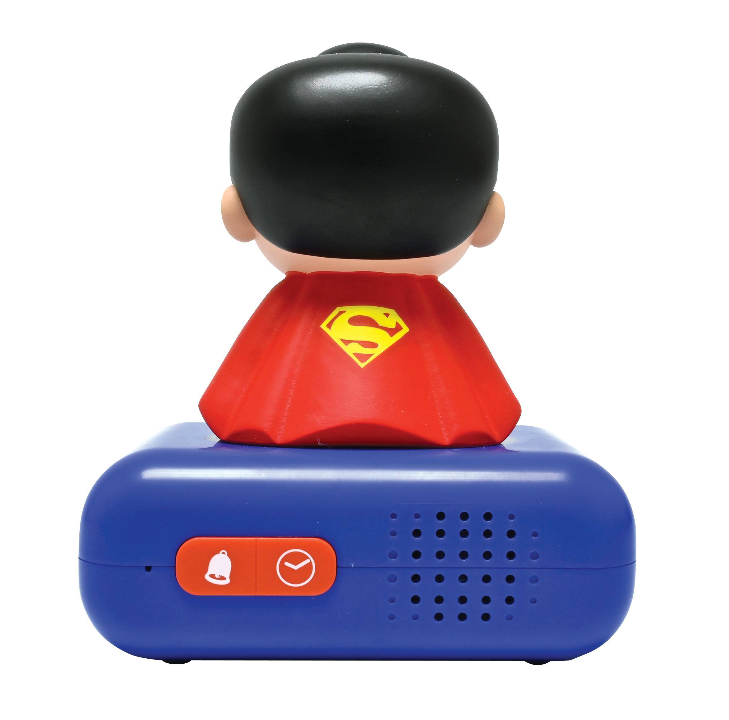 Alt View 9. Lexibook - Superman Night Light Alarm Clock with Sounds - BLUE.