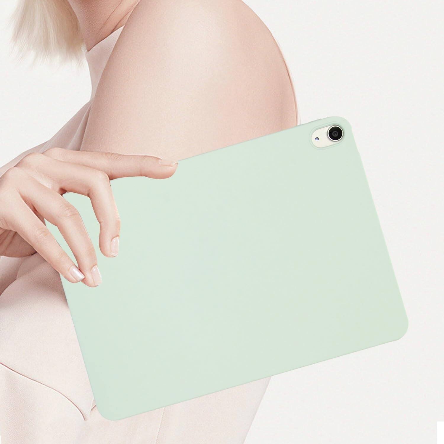 Alt View 2. Dteck - Case For Apple iPad mini (A17 Pro) 2024 & iPad mini 2021 Slim Lightweight Soft TPU Skin-Friendly Protective Cover - Mint.