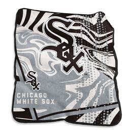 Logo Brands - Chicago White Sox 50" x 60" Swirl Raschel Throw Blanket - Multicolor