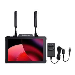 HOLLYLAND - Pyro 7 7" Wireless Monitor with 12V/2A DC Power Adapter Bundle - Black