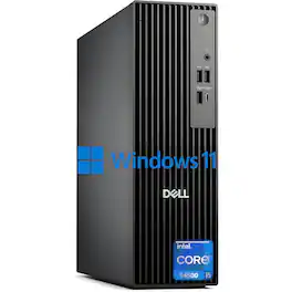 Dell - OptiPlex QCS1250 Desktop, 14th Gen i5-14500, 16GB DDR5, 1TB PCIe SSD, Dual 4K Support, USB-C, Win 11 Pro - Black