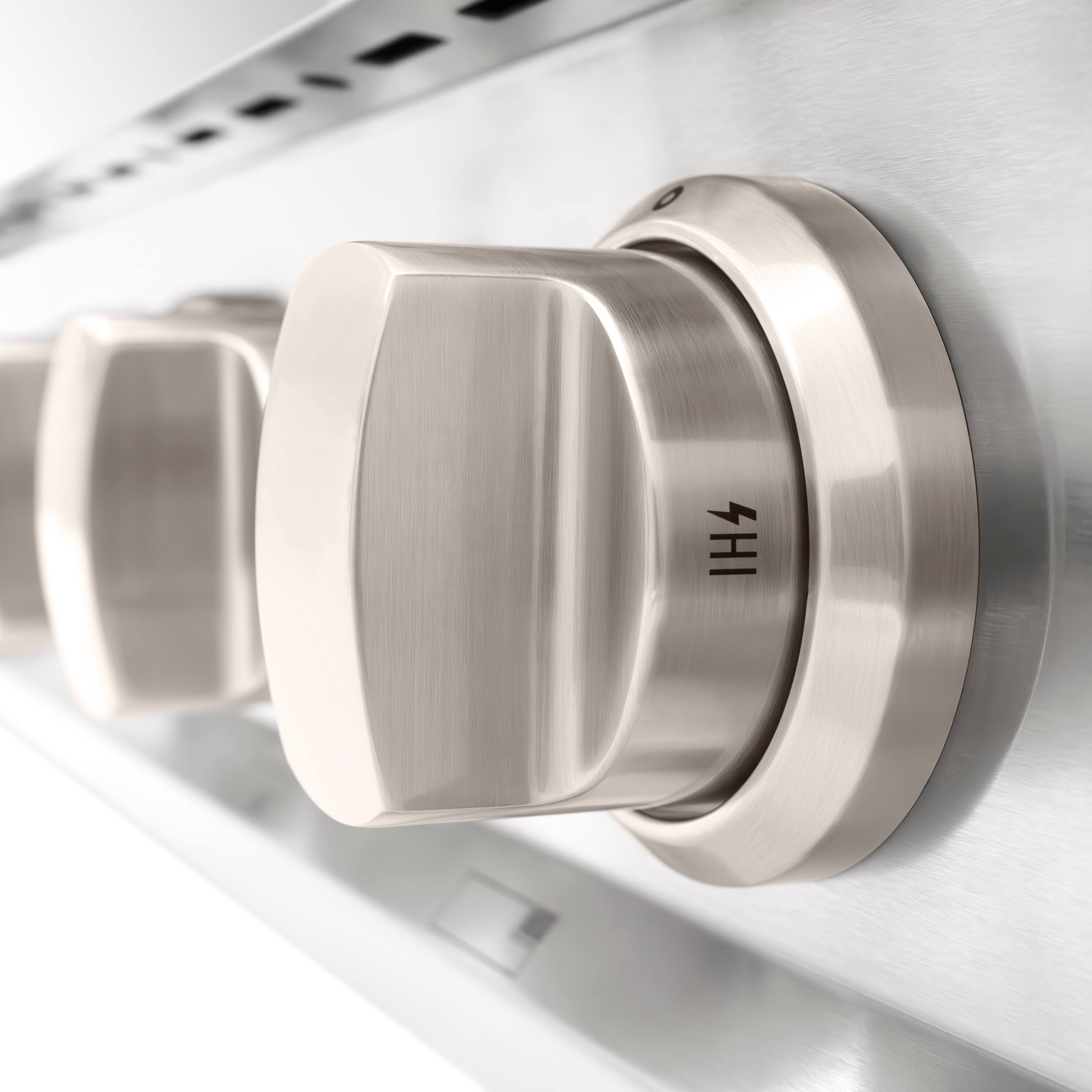 Alt View 2. ZLINE - ZLINE 36 in. Classic Gas Rangetop with 6 Brass Burners and Porcelain Cooktop in Stainless Steel (RT-BR-36) - Stainless steel.