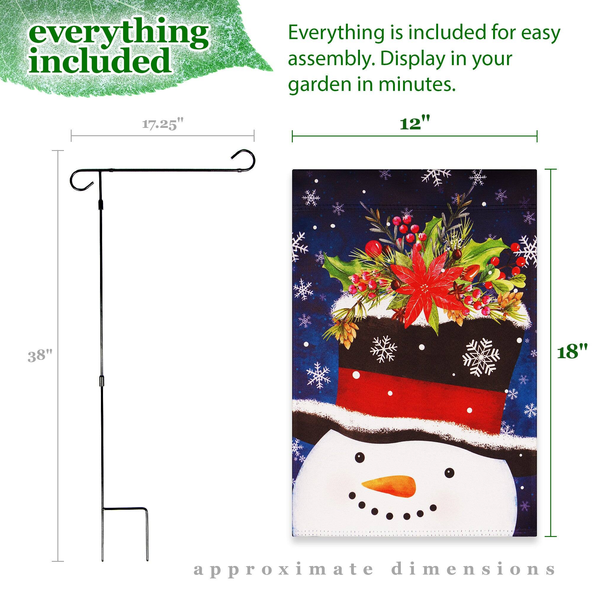 Everything is included for easy assembly. Display in your garden in minutes.

17.25" 12" 38" 18" approximate dimensions