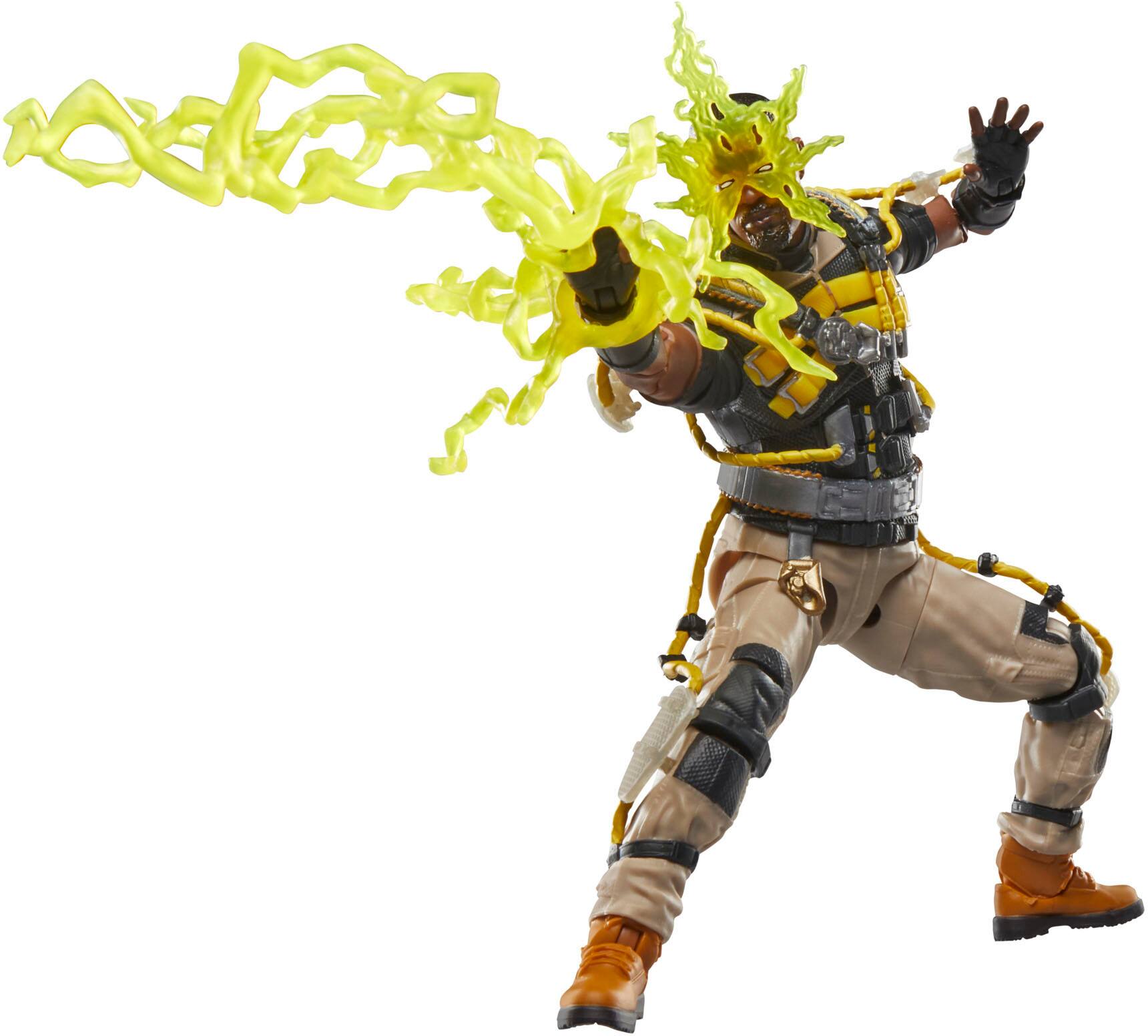 Angle. Marvel - Legends Series Electro Action Figure.