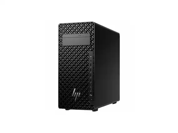 Front. HP - HP Z2 G1i Workstation - Intel Core Ultra 7 265 - 32 GB - 1 TB SSD - NVIDIA RTX A1000 - Windows 11 Pro - Black - Black.