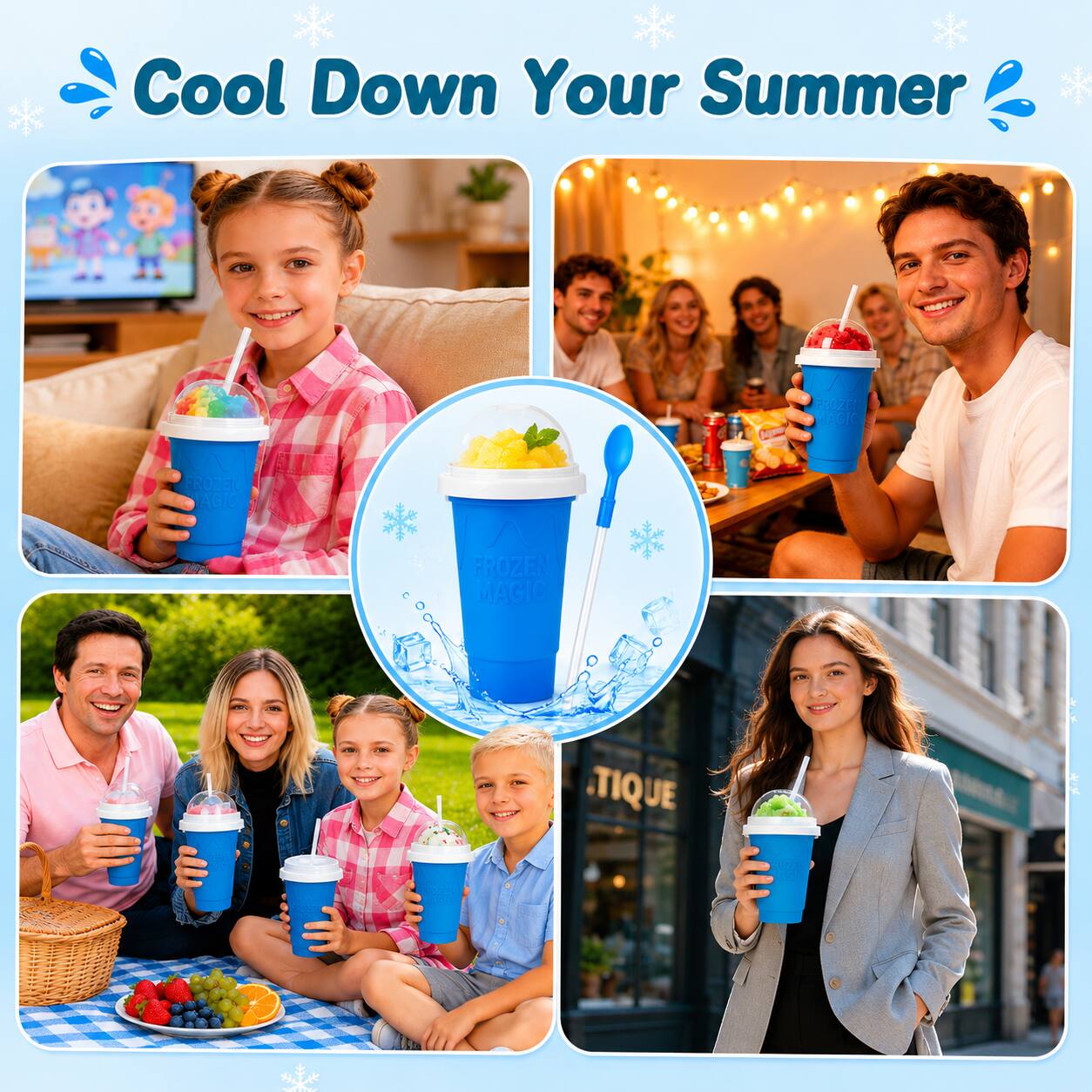 Cool Down Your Summer  
FROZEN MAGIC
