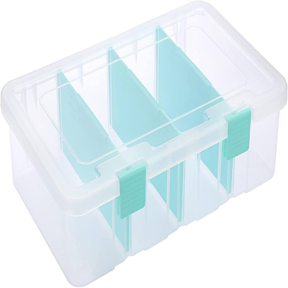 Front. RTMB - This multipurpose sewing box, art supply organizer, and clear plastic divider.