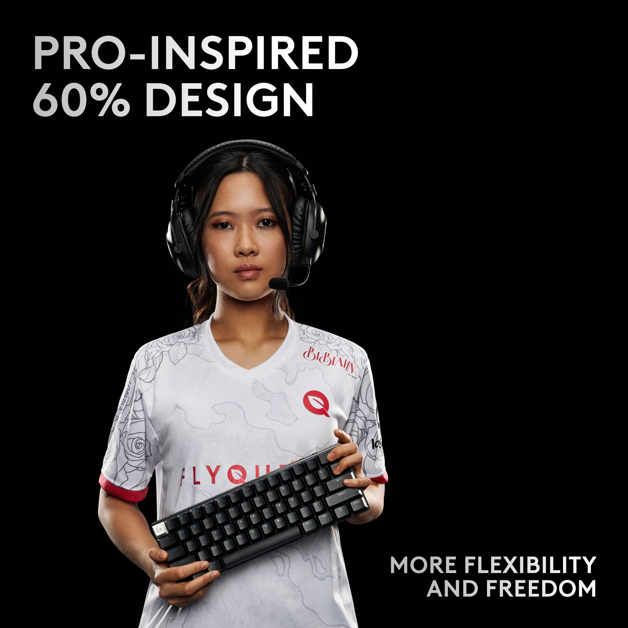 PRO-INSPIRED 60% DESIGN  
MORE FLEXIBILITY AND FREEDOM