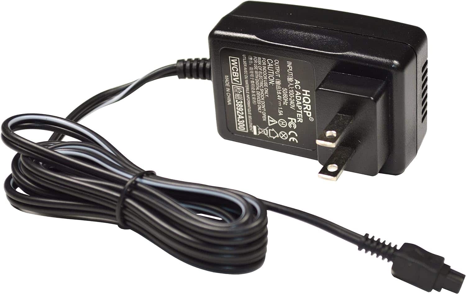 HQRP - AC Adapter for Sony HandyCam AC-L200 AC-L25 L20 L20A DCR-SX40 DCR-SX41 DCR-HC28 DCR-PC55 DCR-SR15 DCR-SR20 Camcorder