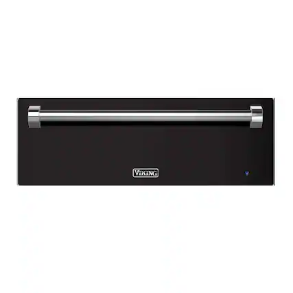 Front. Viking - 30"W. Warming Drawer-Onyx - Onyx.