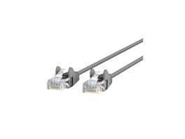 Belkin - 20ft CAT6 Slim Gigabit Snagless UTP Ethernet Cable Gray Model CE001B20-S