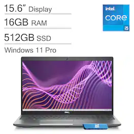 Dell - Latitude 5540 15.6" FHD Laptop - Intel Core i5 with 16GB Memory - 512GB SSD - Thunderbolt 4 - Windows 11 Pro - Gray