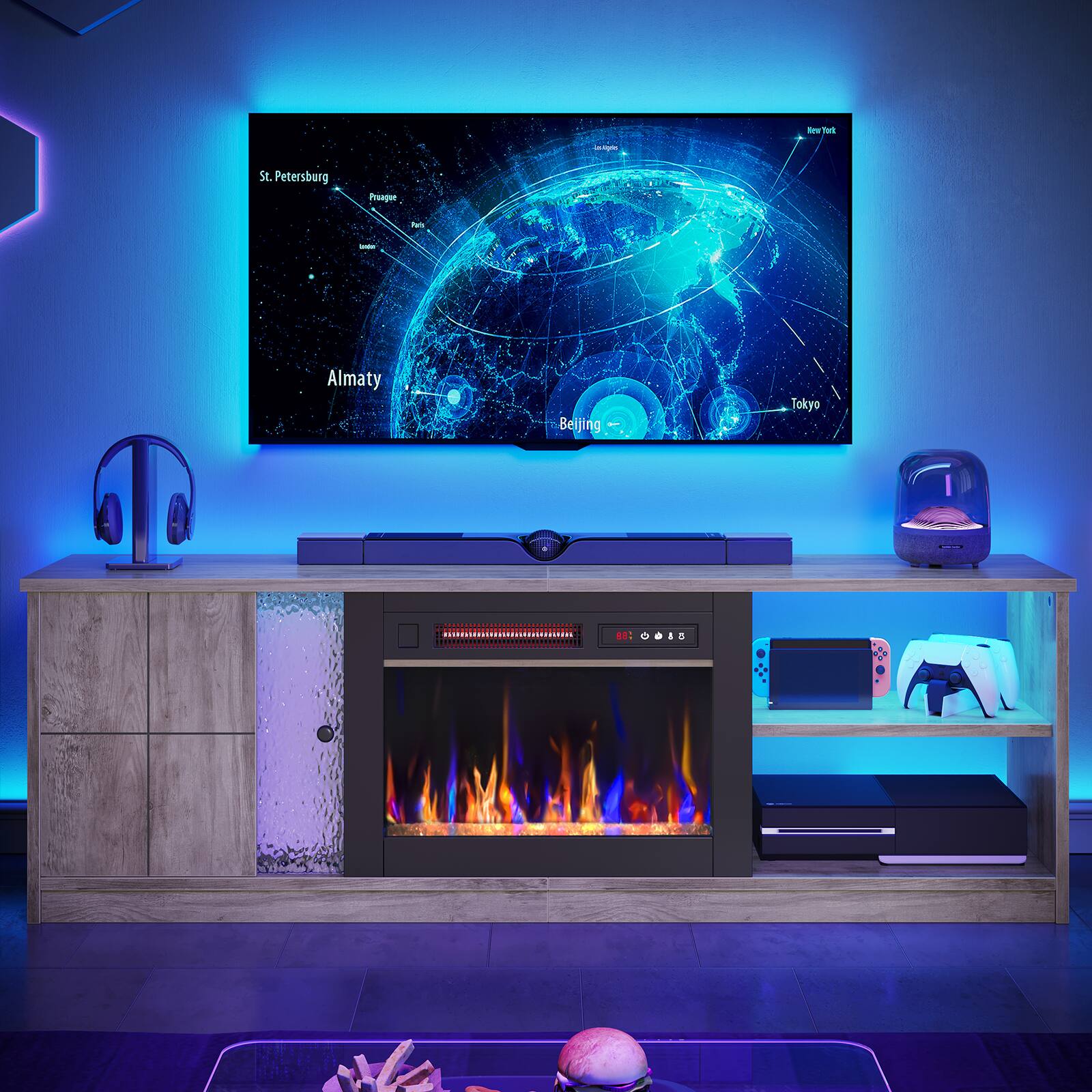 The text on the image is "Almaty - St. Petersburg - Tokyo - Beljing - Frosgen Parts".