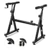 Front. Donner music - Donner Heavy duty Z style piano keyboard stand - Black.
