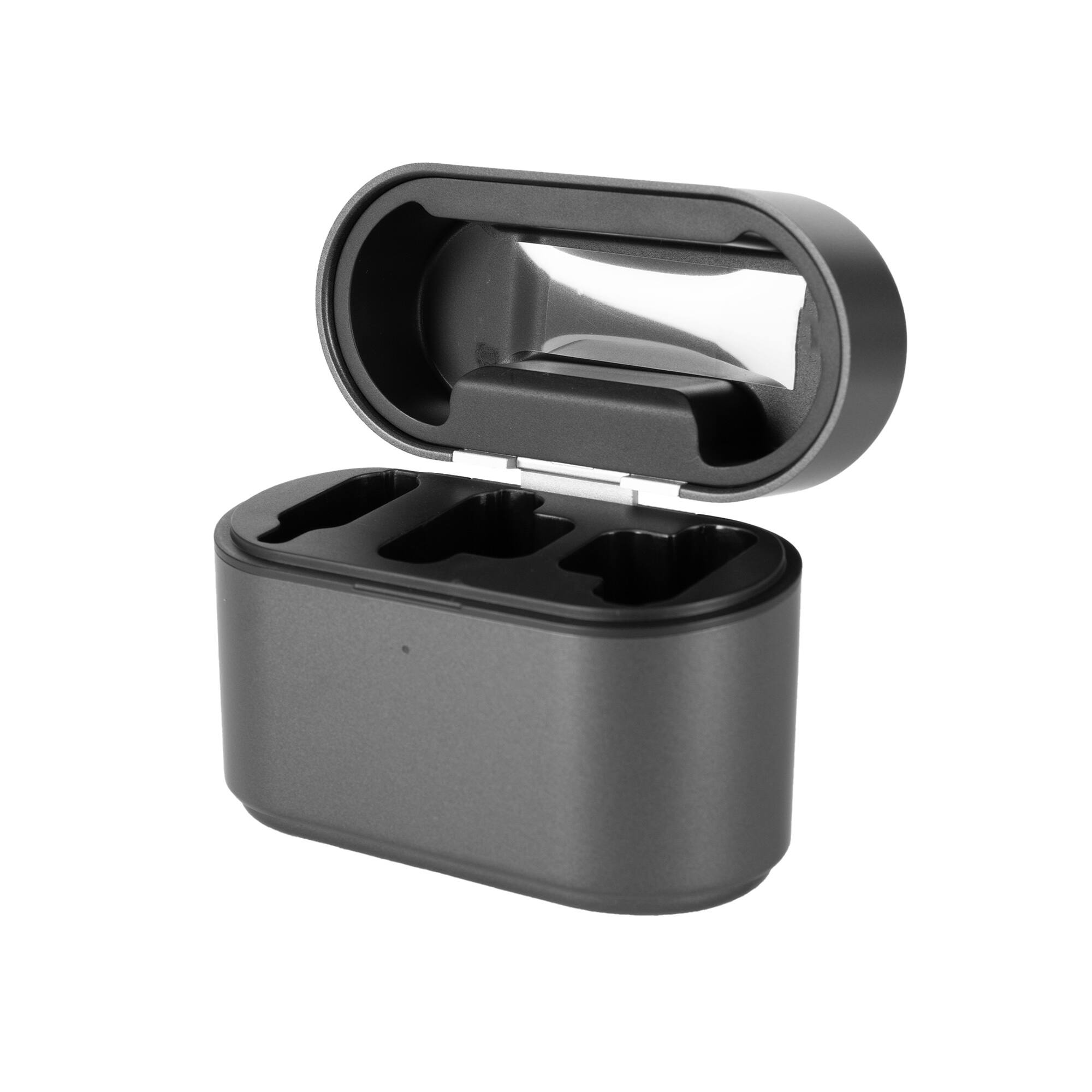 Alt View 2. HollyView - Hollyland Lark M2S Wireless Microphone with USB-C Plug for iPhone 15/16/17 and Android, Titanium Clip, Plug-and-Play, No - Black.