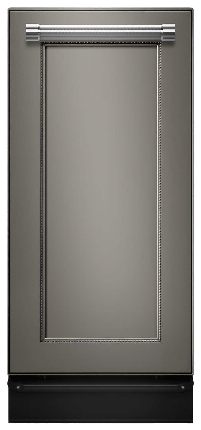 Front. KitchenAid - 1.4 Cu. Ft. Built-In Trash Compactor - Custom Panel Ready.