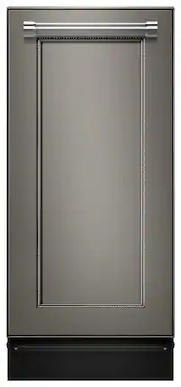 Front. KitchenAid - 1.4 Cu. Ft. Built-In Trash Compactor - Custom Panel Ready.