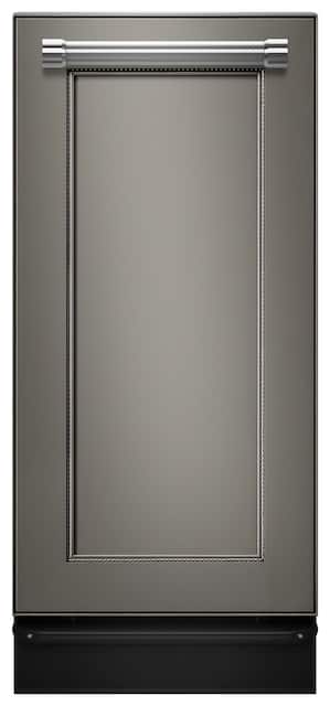 Kitchenaid 1 4 Cu Ft Built In Trash Compactor Custom Panel Ready Ktts505epa Best Buy