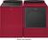 Alt View 11. Whirlpool - Cabrio 8.8 Cu. Ft. 23-Cycle High-Efficiency Gas Dryer with Steam - Cranberry Red.