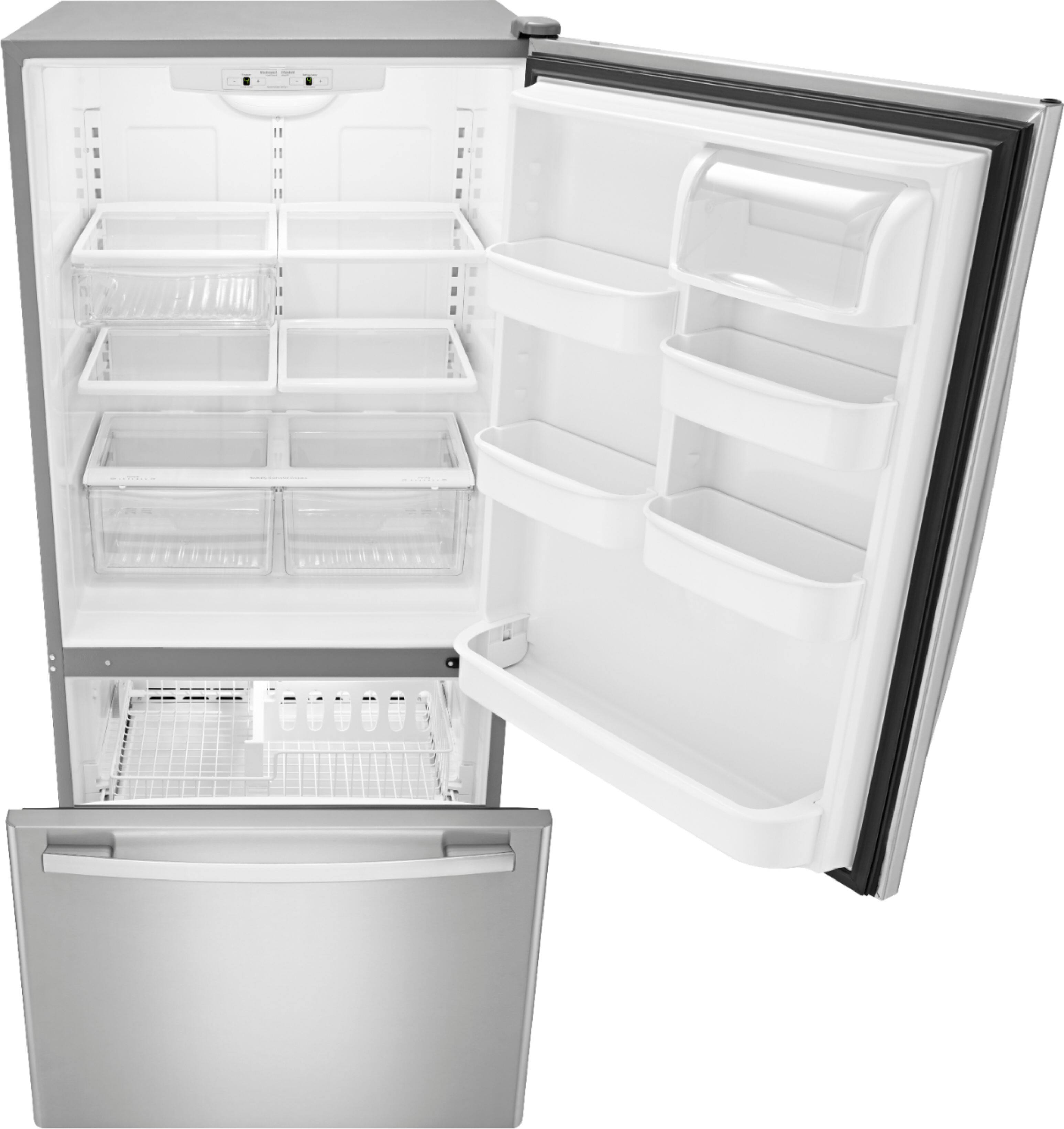 Alt View 11. Amana - 22.1 Cu. Ft. Bottom-Freezer Refrigerator - Stainless Steel.