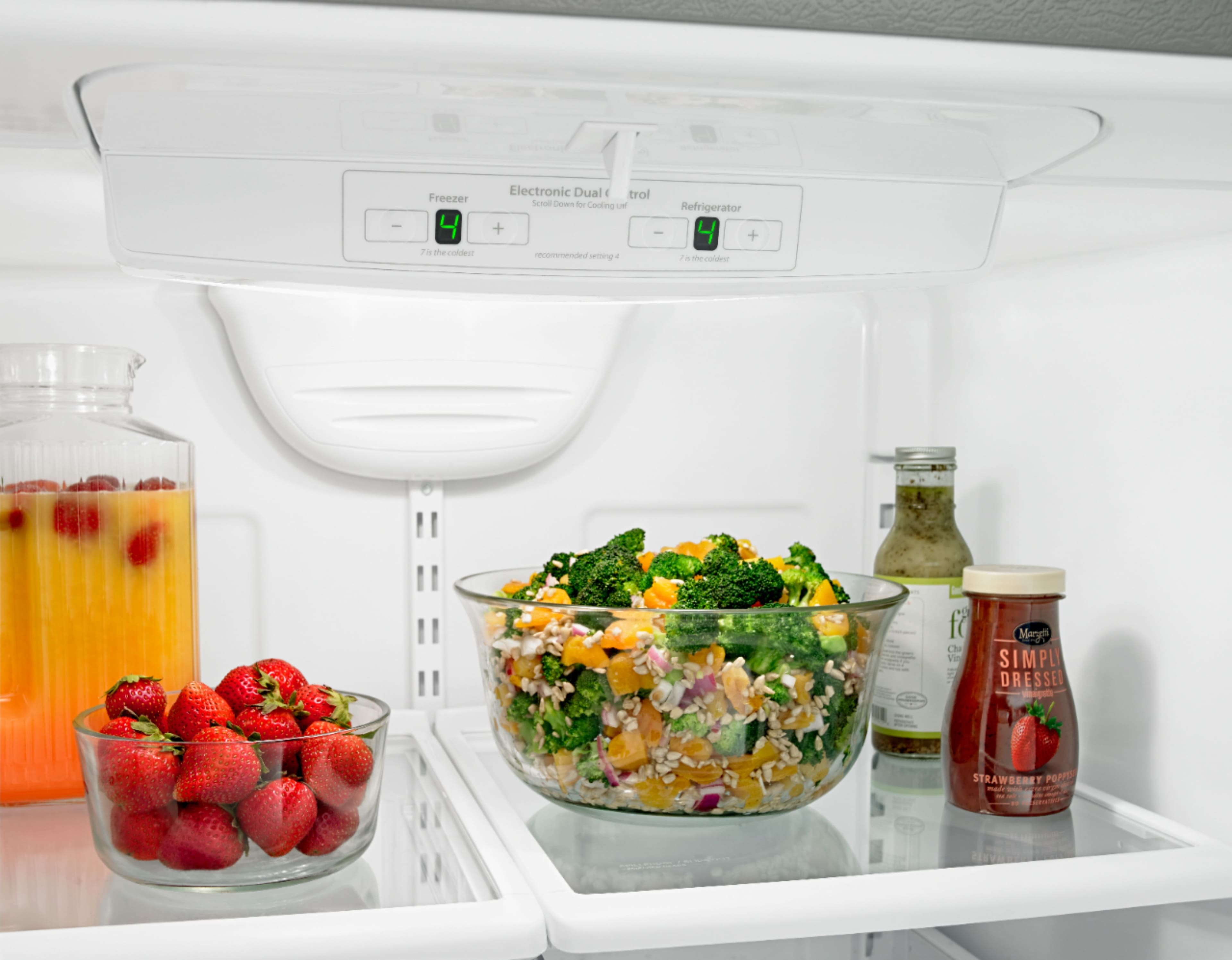 Alt View 13. Amana - 22.1 Cu. Ft. Bottom-Freezer Refrigerator - Stainless Steel.