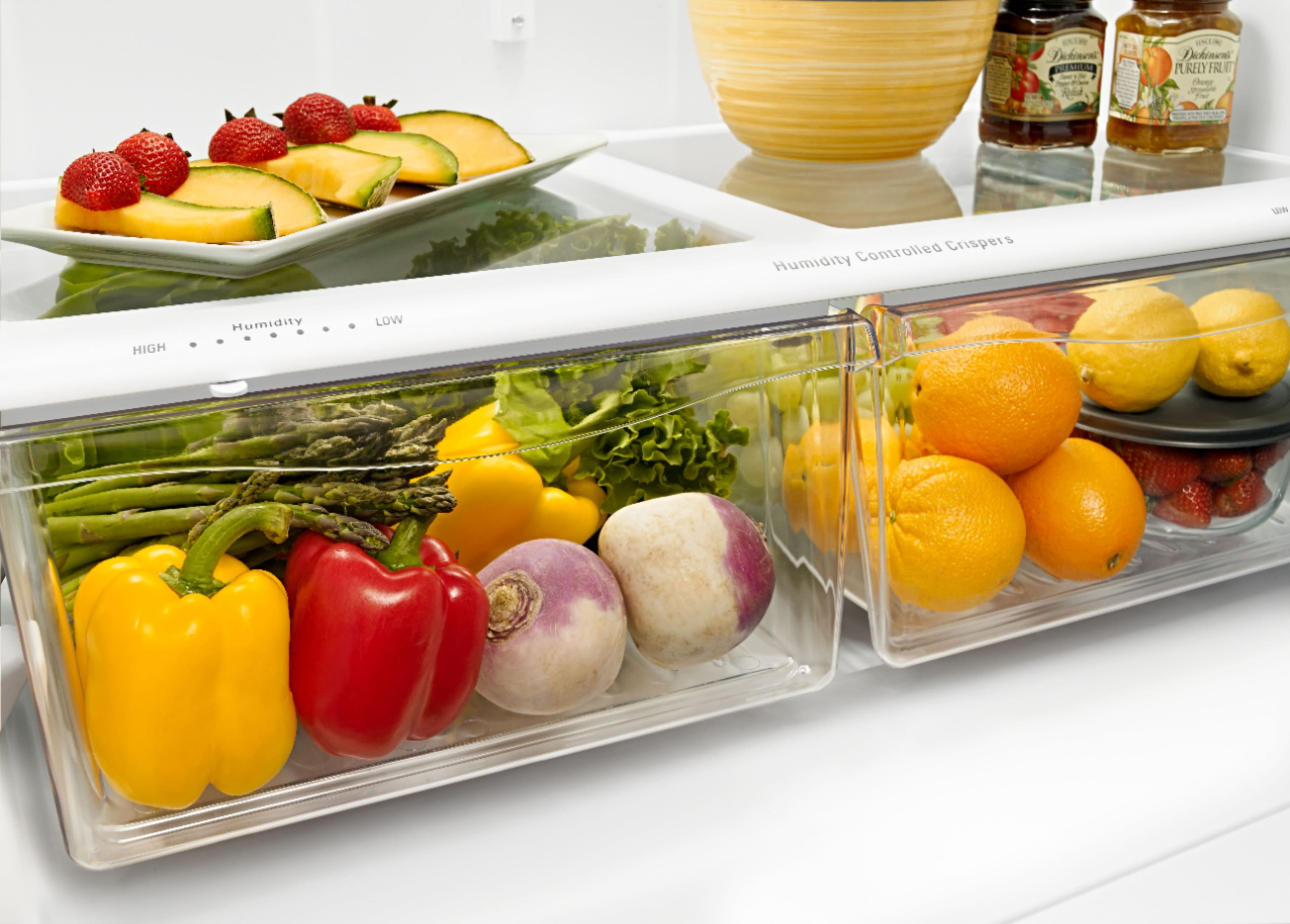 Alt View 14. Amana - 22.1 Cu. Ft. Bottom-Freezer Refrigerator - Stainless Steel.