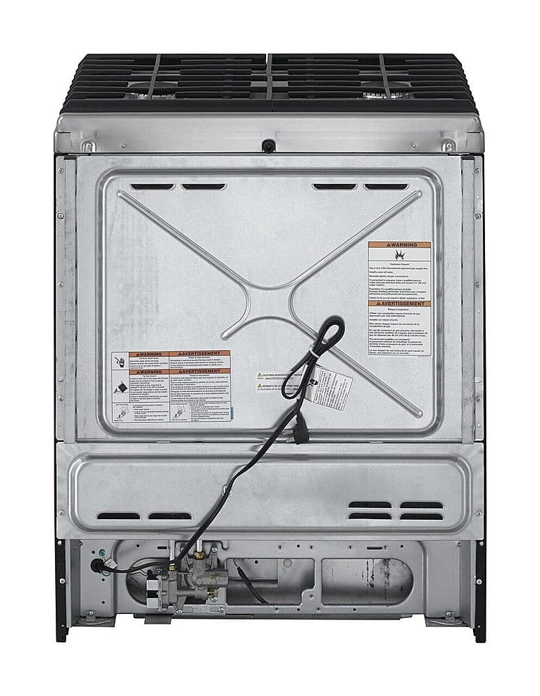 Alt View 15. KitchenAid - 6.5 Cu. Ft. Self-Cleaning Slide-In Gas Convection Range - Stainless steel.