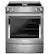 Front. KitchenAid - 6.4 Cu. Ft. Self-Cleaning Slide-In Electric Convection Range - Stainless Steel.