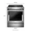 Alt View 2. KitchenAid - 6.4 Cu. Ft. Self-Cleaning Slide-In Electric Convection Range - Stainless steel.