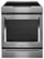 Front Zoom. KitchenAid - 7.1 Cu. Ft. Self-Cleaning Slide-In Electric Induction Convection Range - Stainless steel.