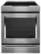 Front. KitchenAid - 7.1 Cu. Ft. Self-Cleaning Slide-In Electric Induction Convection Range - Stainless Steel.