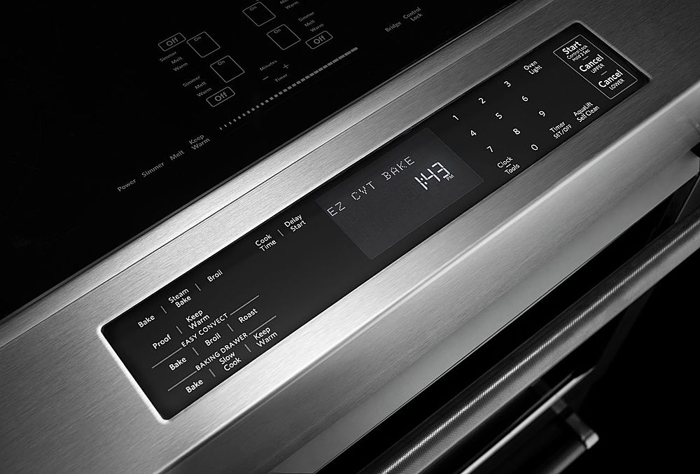 KitchenAid 7.1CuFt Slide-In INDUCTION Convection Range with Baking Drawer  in Stainless Steel