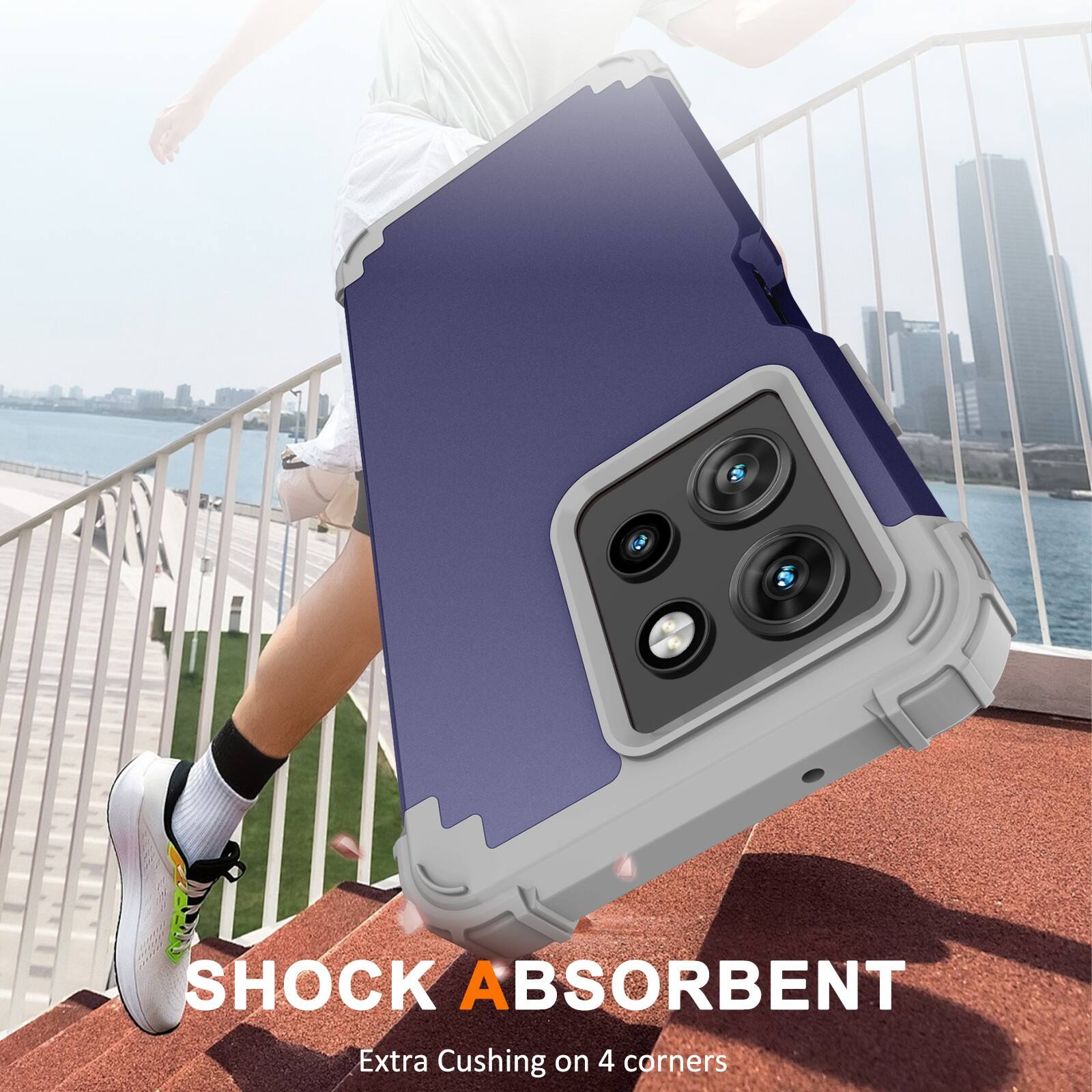 SHOCK ABSORBENT  
Extra Cushing on 4 corners