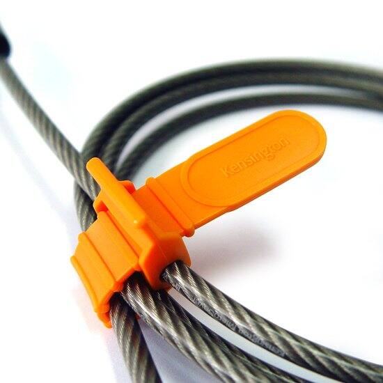 Alt View 2. Kensington - MicroSaver Keyed Laptop Lock Patented T-Bar Carbon Steel 6ft Cable Universal Security Slot Compatibility K64068F.