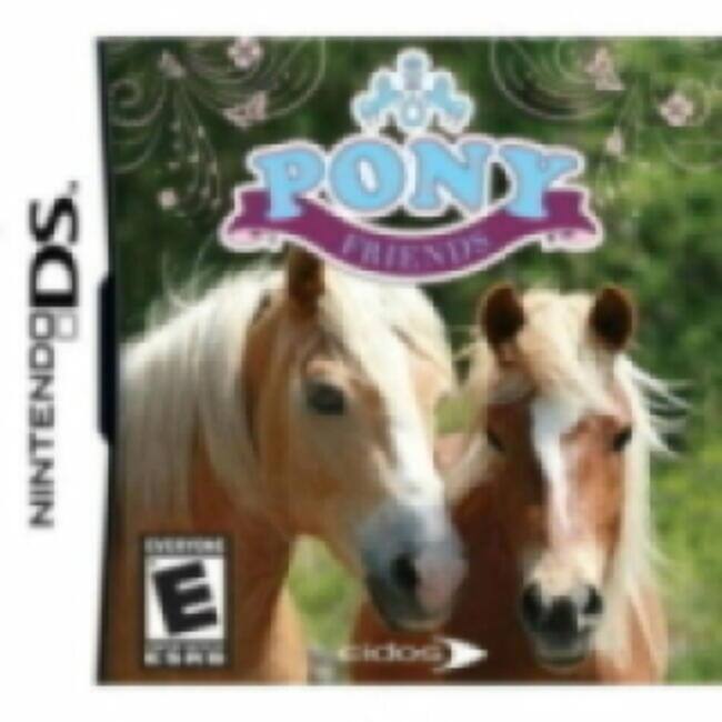 Sure, here is the corrected and grouped text from the image:

**Nintendo DS**

**PONY FRIENDS**

**E** (ESRB rating)

**idios** - E (Everyone)
