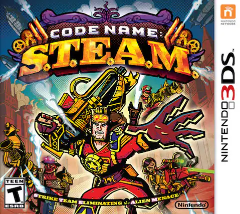 Front. Nintendo of America - Code Name: S.T.E.A.M. - Multi. - T (Teen 13+)