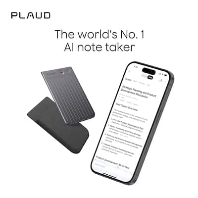 PLAUD Note Smart AI Voice/Audio Recorder Black PLD-64G-BL PLAUD Note Smart AI Voice/Audio Recorder Black PLD-64G-BL