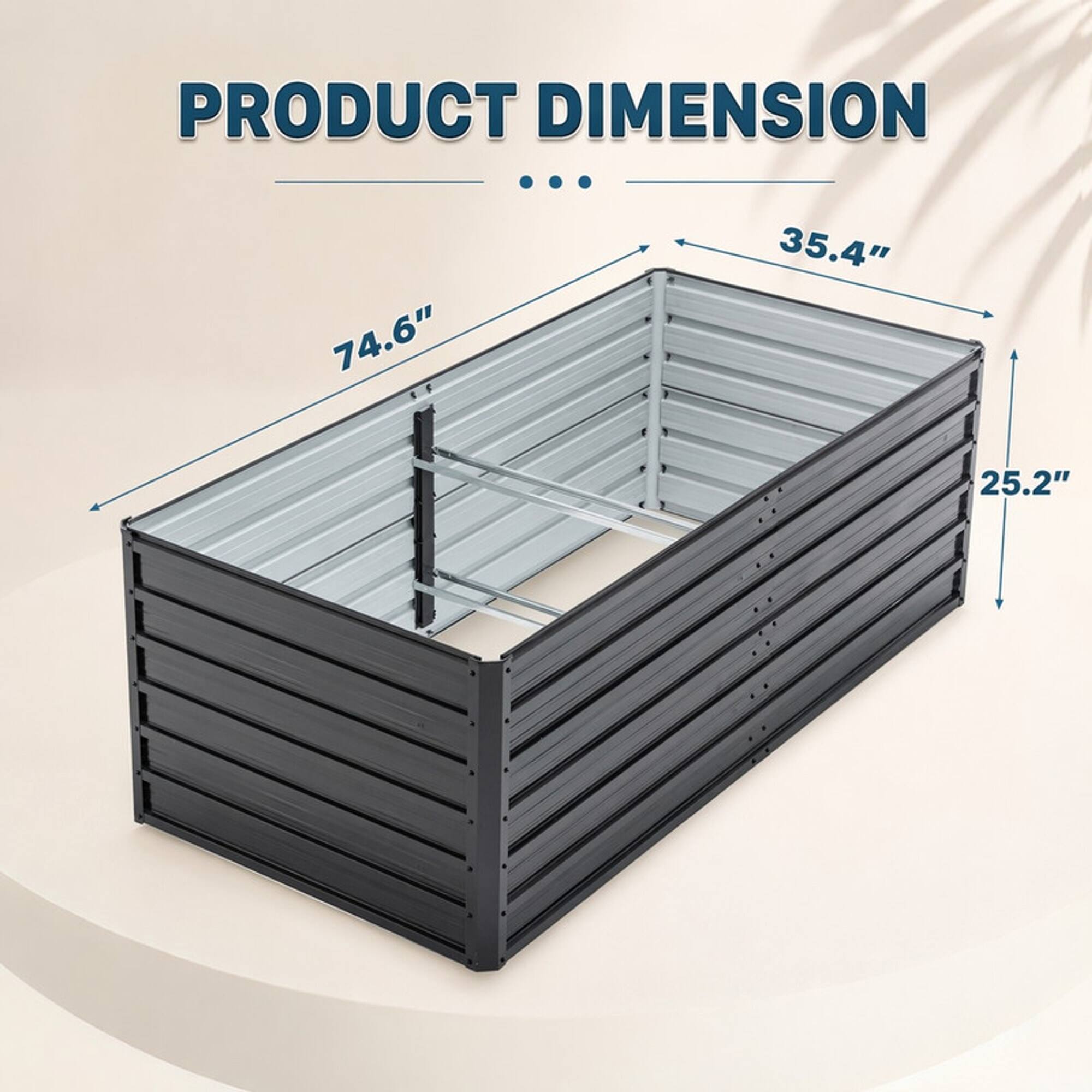PRODUCT DIMENSION ... 35.4" 74.6" 25.2"