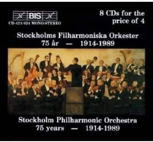 Stockholm Philharmonic Orchestra - 75 Year: 1914-1989   - COMPACT DISCS [CD] price history on PriceWatchPro