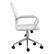 Alt View 20. Martha Stewart - Piper Ribbed Faux Leather Office Chair - White Faux Leather/Polished Nickel.