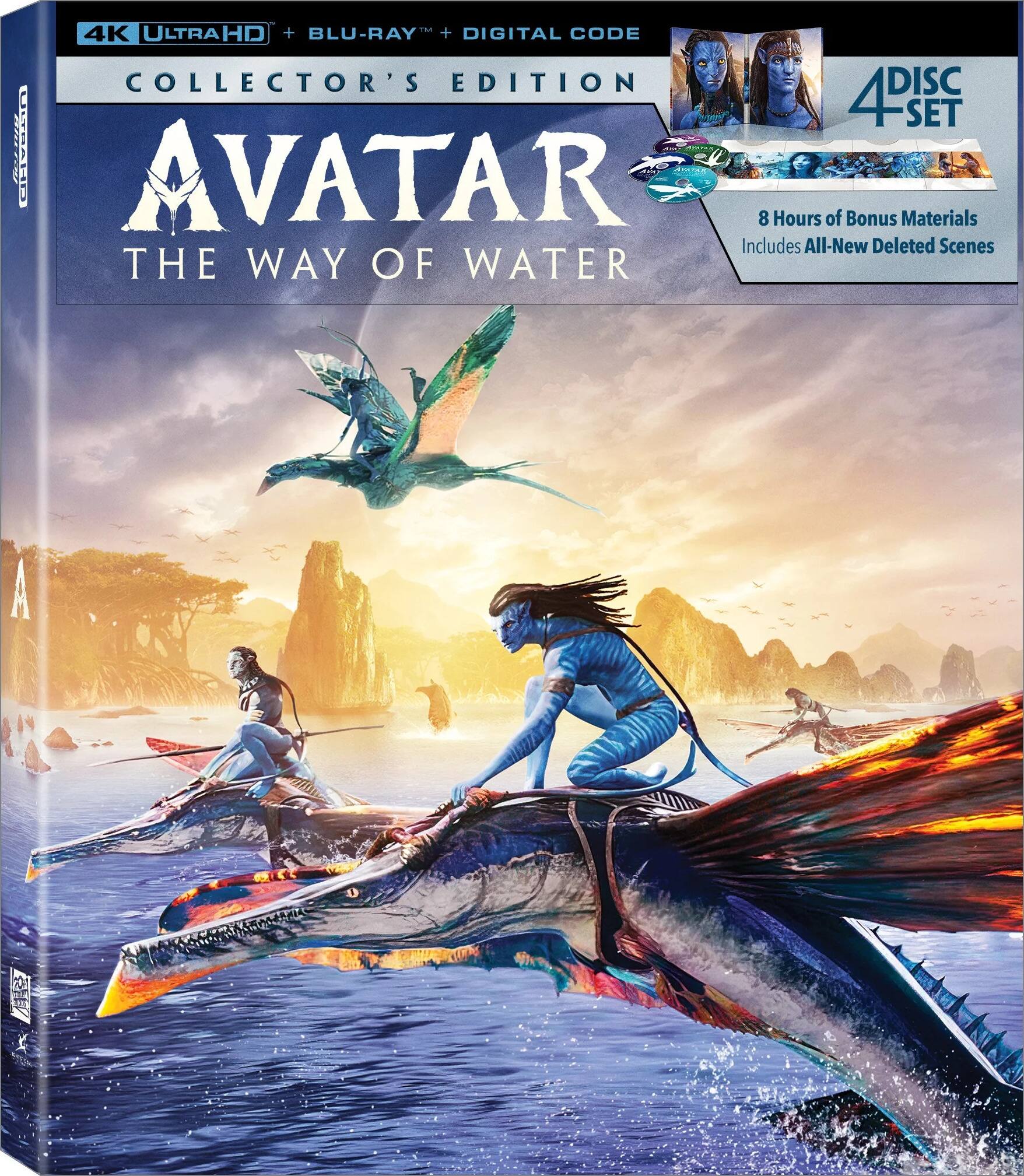 Alt View 1. Avatar: The Way of Water   - 4K Blu-Ray.