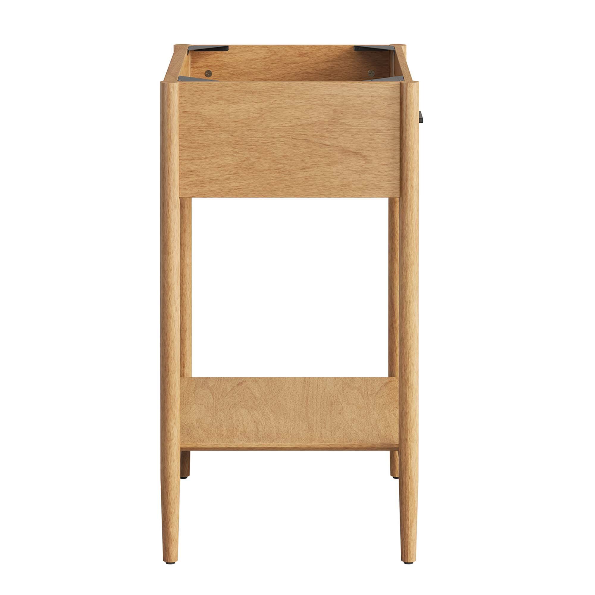 Alt View 1. Modway - Zaire Bathroom Cabinet Basin Not Included by Modway - Natural.