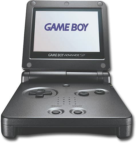 Front Standard. Nintendo - Game Boy Advance SP.