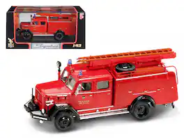 1964 Magirus Deutz 150 D 10 F TLF-16 Fire Engine 1/43 Diecast Car by Road Signature - Red