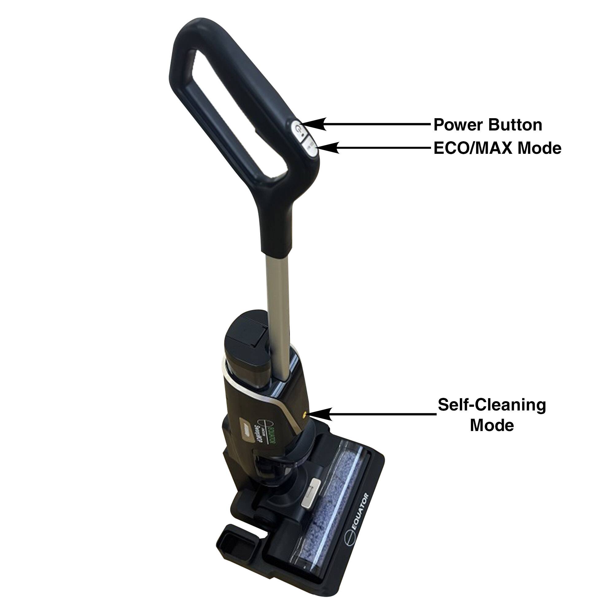 Power Button ECO/MAX Mode Self-Cleaning Mode EQUATOR
