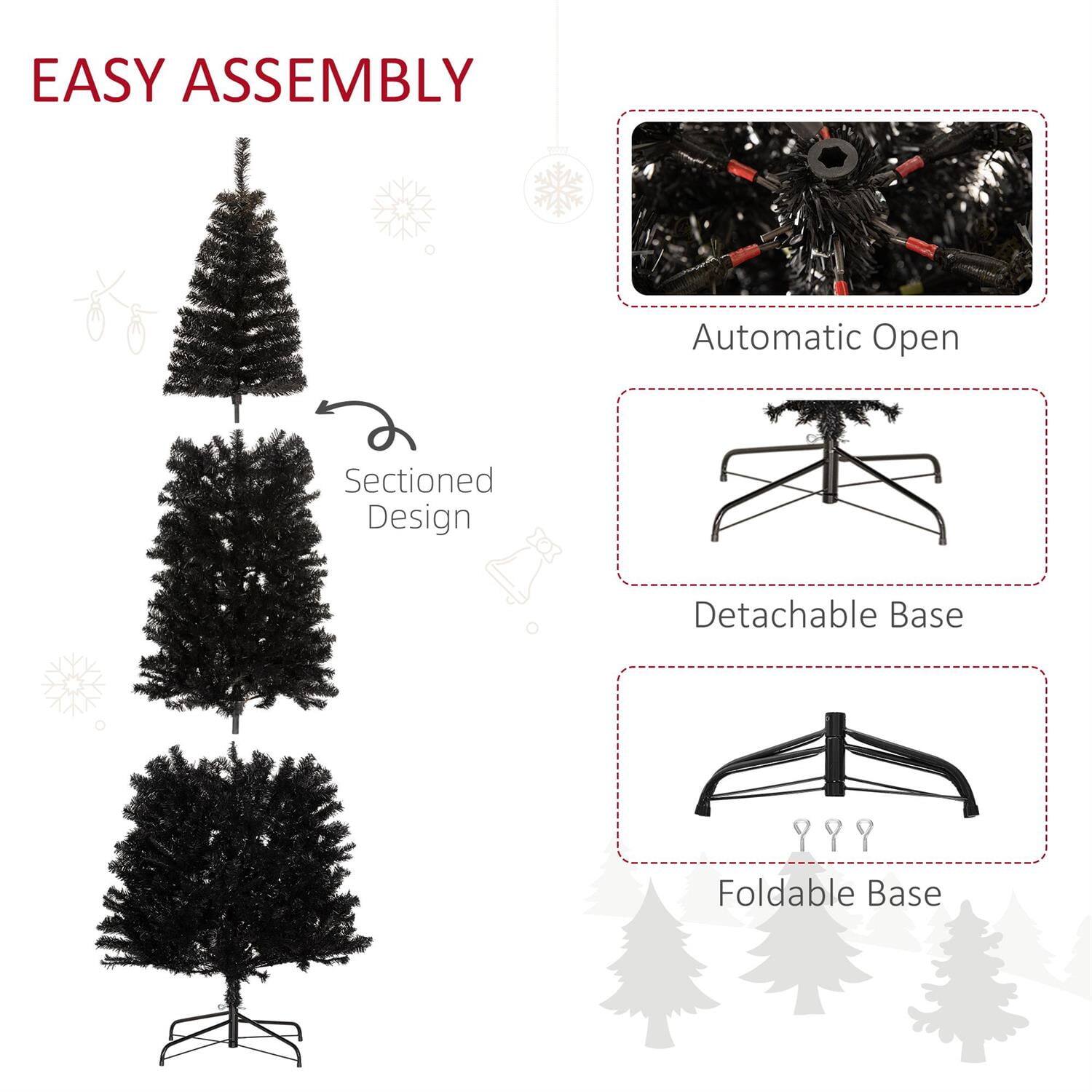 EASY ASSEMBLY

- Sectioned Design
- Automatic Open
- Detachable Base
- Foldable Base