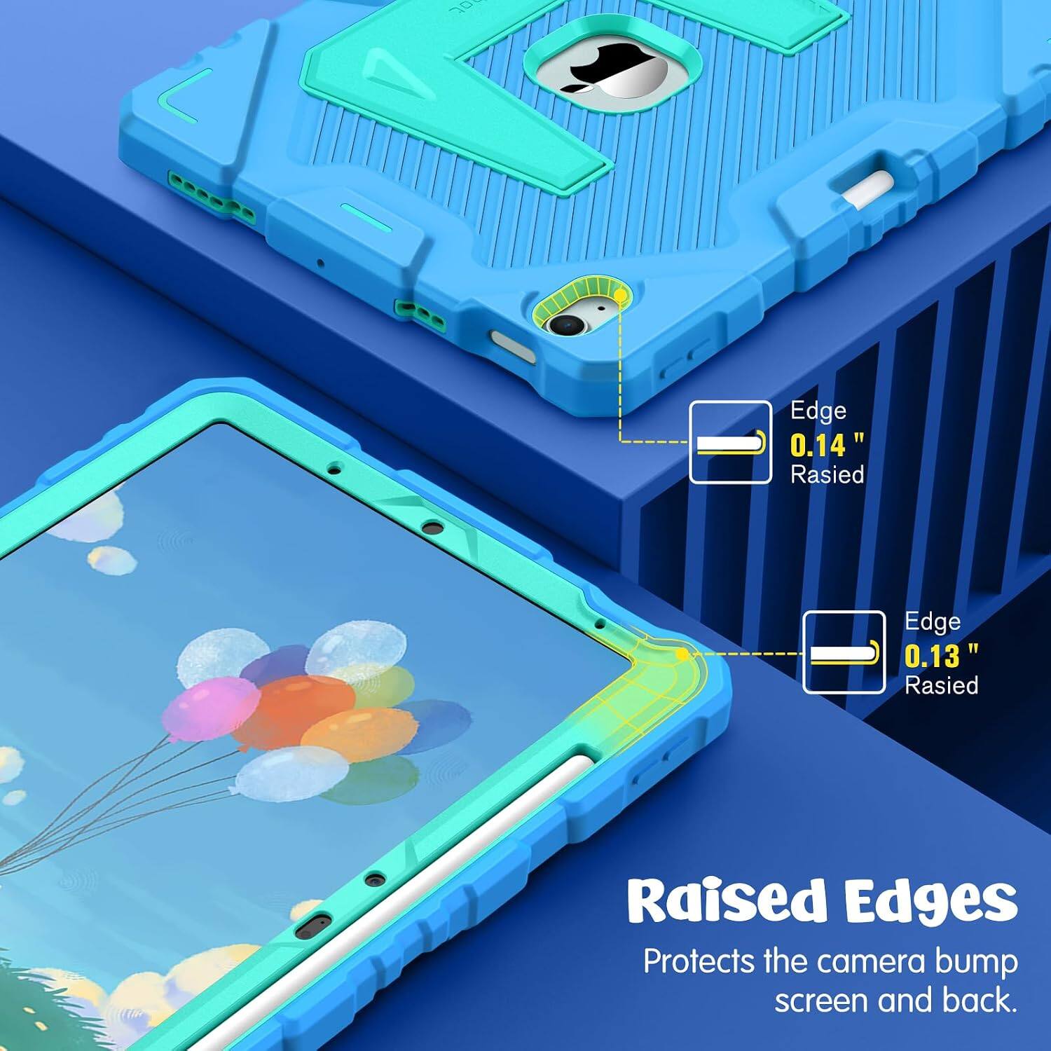 70
Edge 0.14" Raised
Edge 0.13" Raised
Raised Edges Protects the camera bump screen and back.