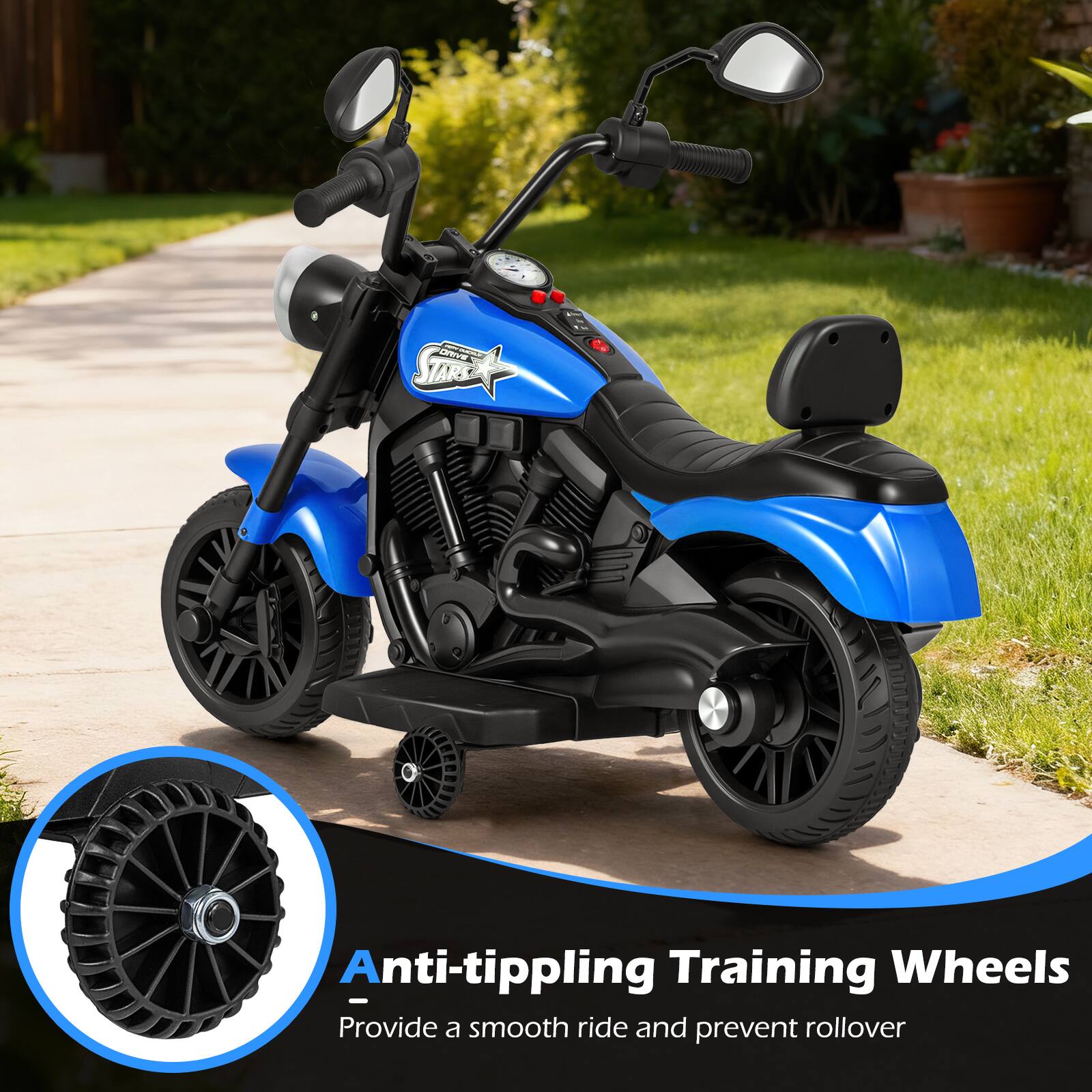 LTE TARS Anti-tippling Training Wheels - Provide a smooth ride and prevent rollover